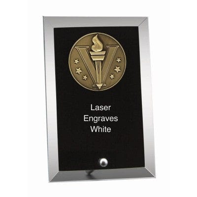 Gold Matrix glass plaque 6–8 inch