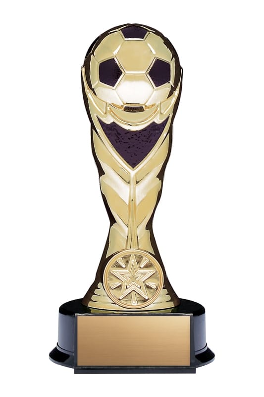 Gold or Silver Soccer Figure on Base – 6 1/2