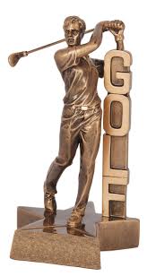 Golf Trophy - Billboard MALE Golfer (A2569) Golf Discount Trophy