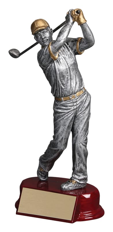 Golf Trophy - Classic Male Golfer (A3718) Golf Quest Awards - Trophy