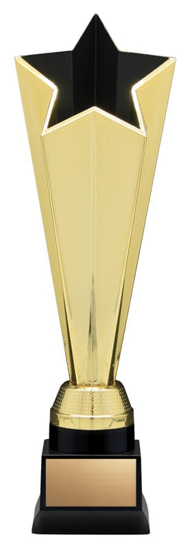 Graphite Series Gold Star Twister Figure, 10 1/2