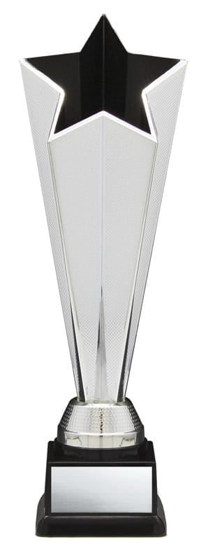 Graphite Series Silver Star Twister Figure, 9 3/4