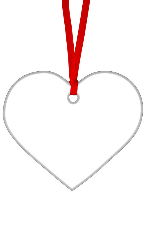 Ornament Sub Acrylic, Heart – main view
