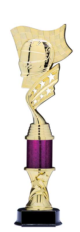 Helix Gold Motorsports Trophy with Star Riser, 13