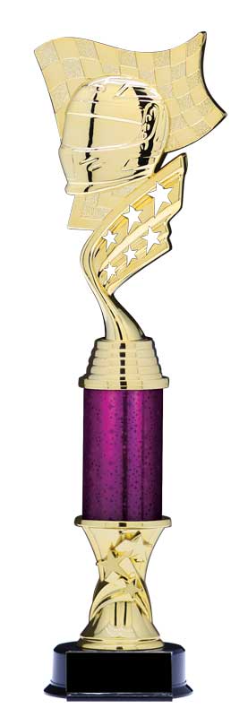 Helix Gold Motorsports Trophy with Star Riser, 14