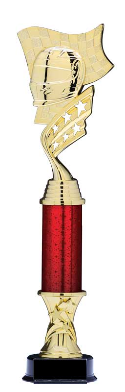 Helix Gold Motorsports Trophy with Star Riser, 15