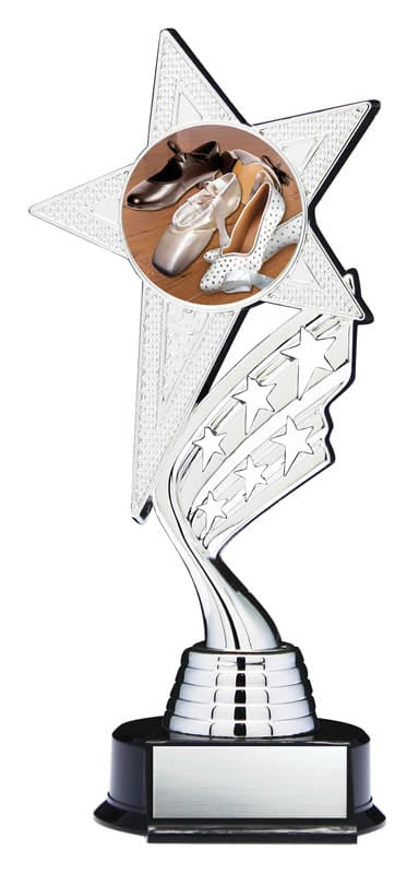 Helix Series Dance Trophy with Stars, 8 1/2