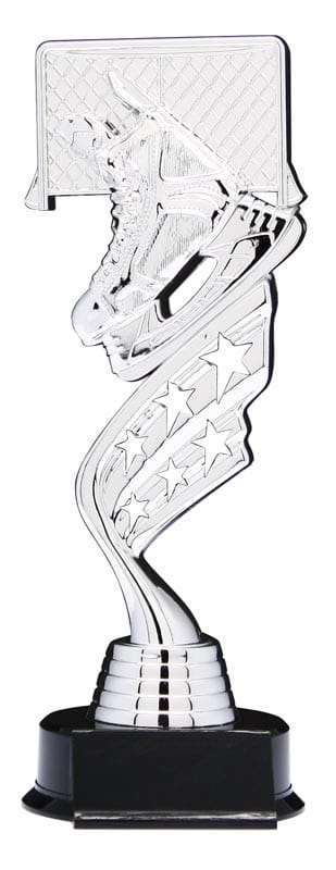 Helix Series Hockey Trophy with Stars, Sculpted Figure, 8 1/2