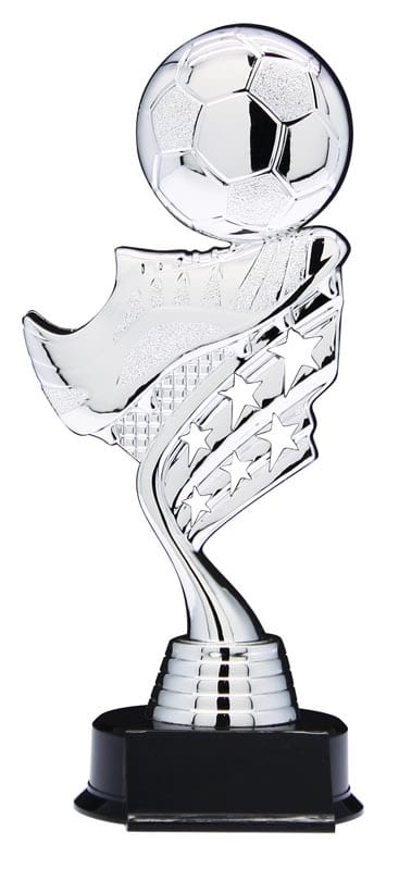 Helix Series Soccer Trophy with Stars, Sculpted Figure, 8 1/2