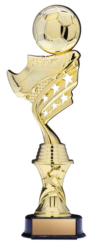 Helix Series Trophy with Gold Stars Riser, 11
