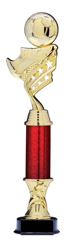 Helix Soccer Trophy with Star Riser, 15