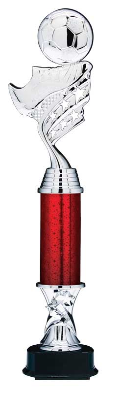 Helix Soccer Trophy with Star Riser, 15
