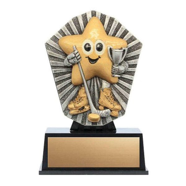 Hockey Little Star trophy 4 3/4–8 inch