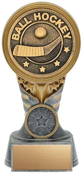 Ikon Ball Hockey Award, 6 inches tall Resin Award Caldwell Recognition