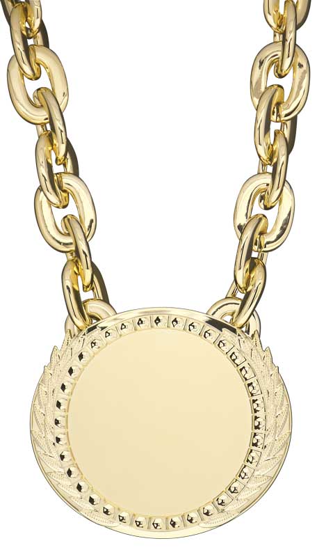 XL Alpha Medal with Chain 6