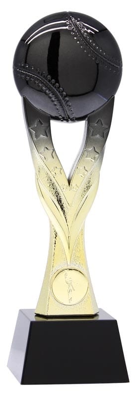 Meridian Baseball Fusion Black/Bright Gold Resin Award 10 1/4