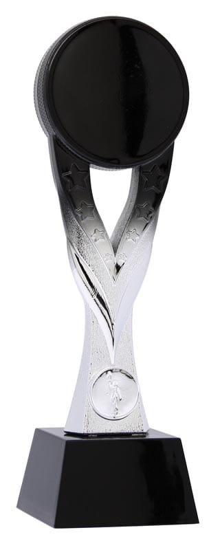 Meridian Hockey Fusion Black/Bright Silver Resin Award 10 1/4