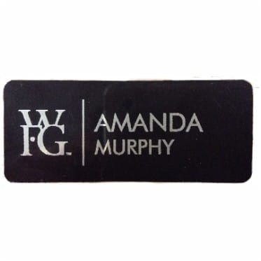 Metal Name Tag Name tags SGA Signs