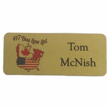 Metal Name Tag Name tags SGA Signs