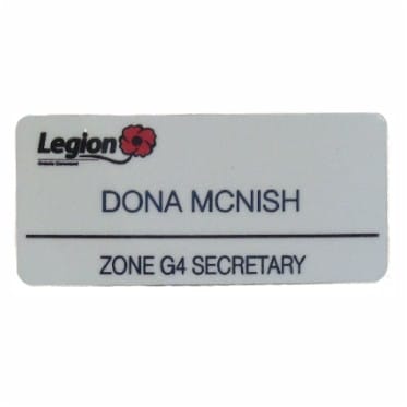 Metal Name Tag Name tags SGA Signs