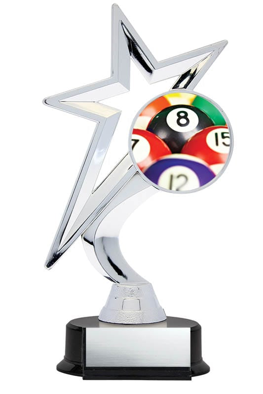 Meteor Series Billiards Trophy, 7 1/2