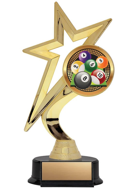 Meteor Series Billiards Trophy, 7 1/2