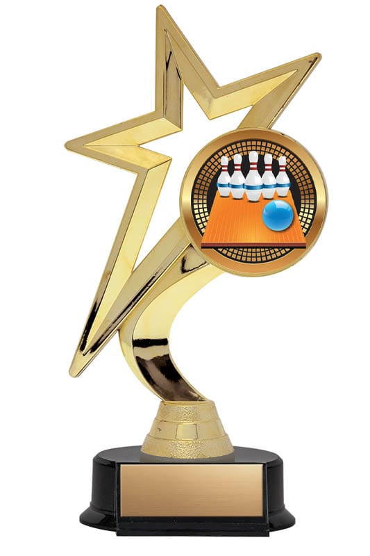 Meteor Series Bowling Trophy, 7 1/2