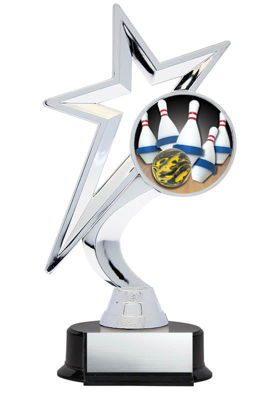 Meteor Series Bowling Trophy, 7 1/2