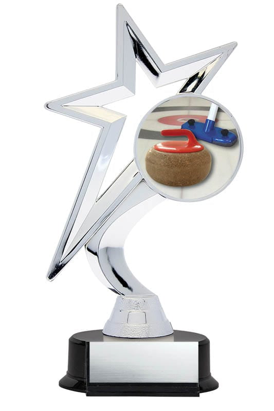 Meteor Series Curling Trophy, 7 1/2