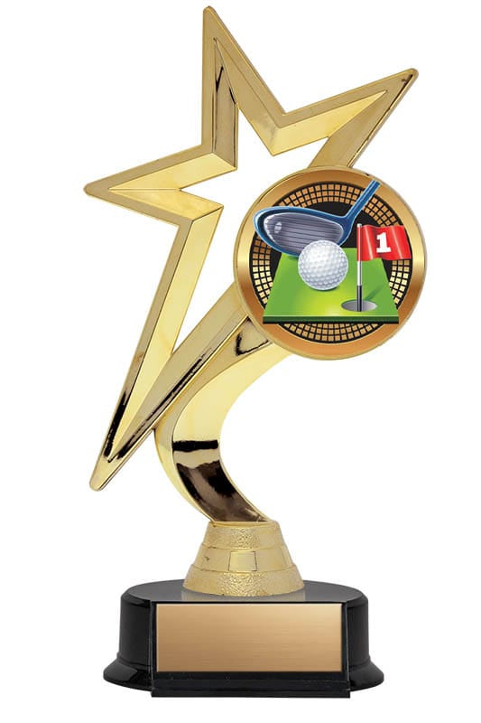 Meteor Series Golf Trophy, 7 1/2