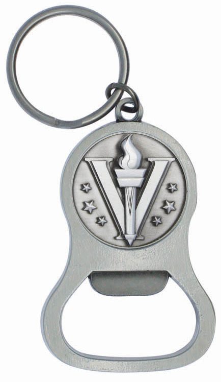 Key Chain Opener Silver With Matrix Series Insert – main view