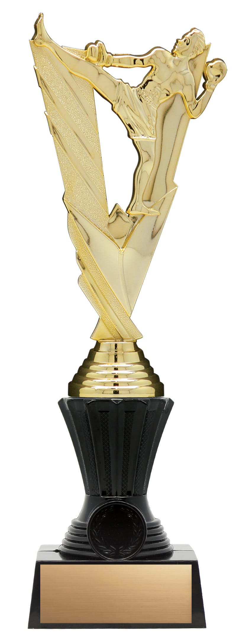 Mma Figure on Black Riser, Victory Series, Gold, 11 3/4