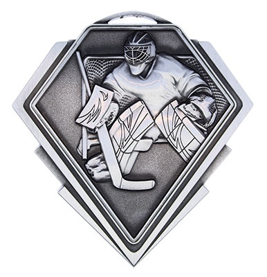 Diamond Series Hockey Goalie Medal – view 3