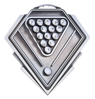 Diamond Series Billiards Medal – view 3