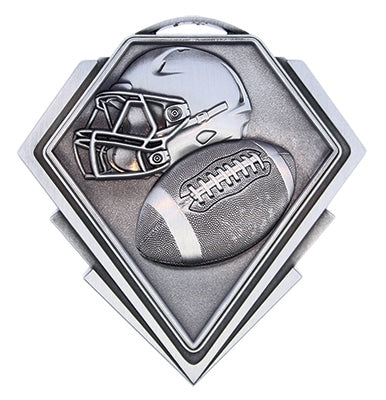 Diamond Series Football Medal – view 3