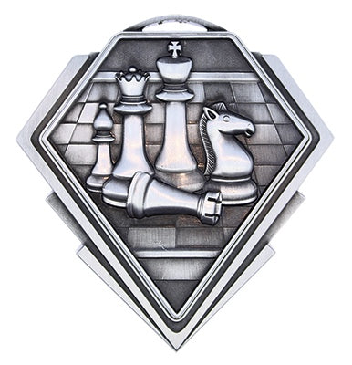 Diamond Series Chess Medal – view 3