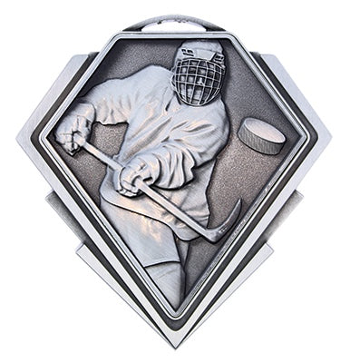 Diamond Series Male Hockey Medal – view 3