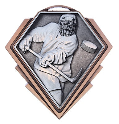 Diamond Series Male Hockey Medal – view 4