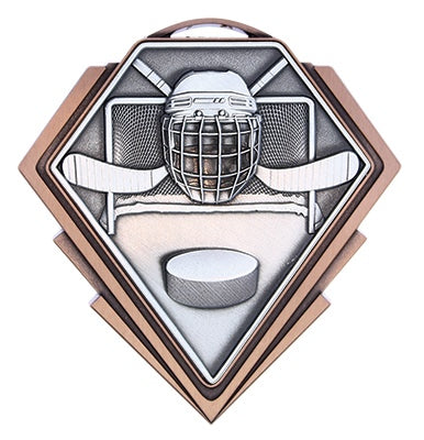 Diamond Series Hockey Medal – view 4