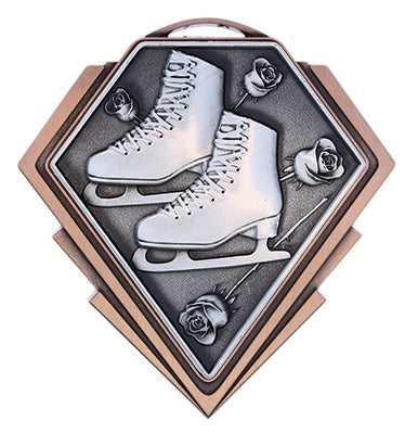 Diamond Series Figure Skating Medal – view 4
