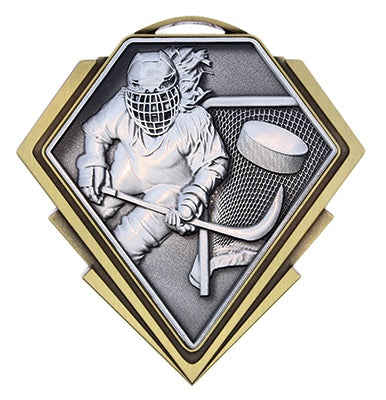 Diamond Series Female Hockey Medal – main view