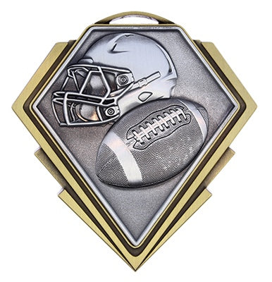 Diamond Series Football Medal – main view