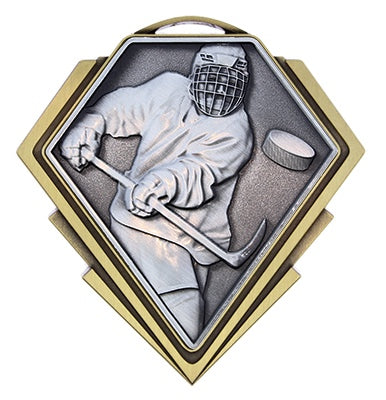 Diamond Series Male Hockey Medal – main view
