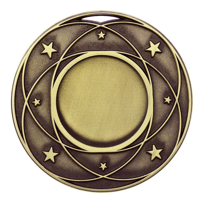 Elliptical Stars Insert Medal 2 Holds 1 Insert
