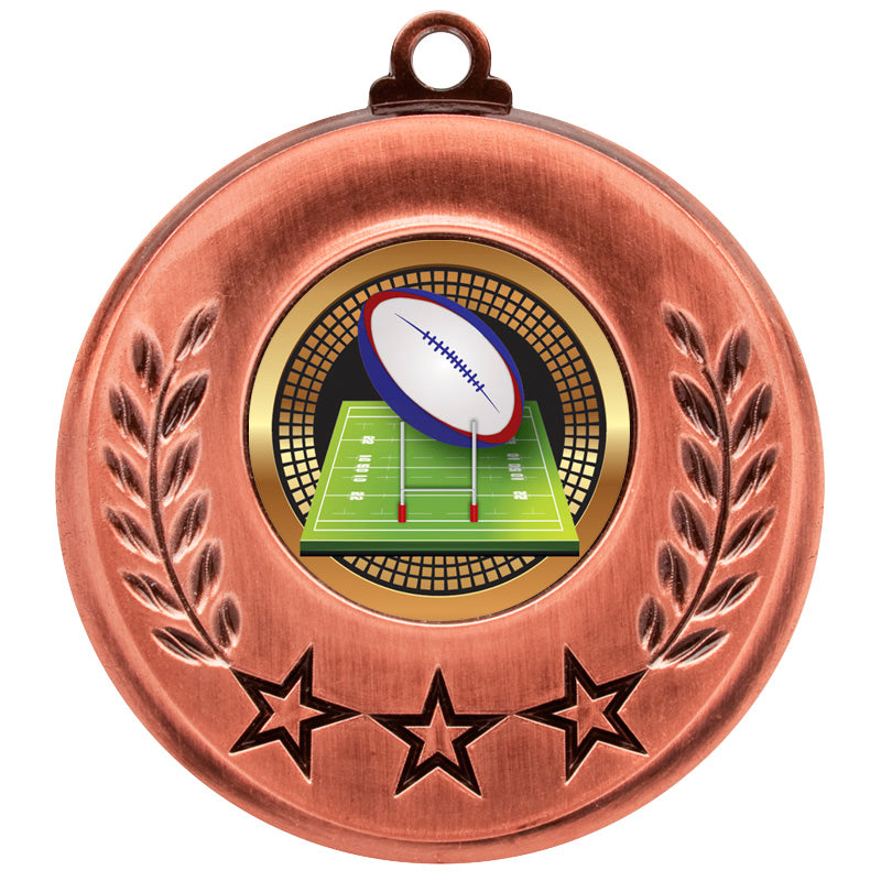 Spectrum Series Medals – Rugby – view 2