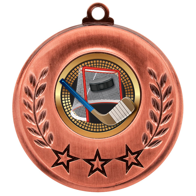 Spectrum Series Medals – Hockey, Net and Puck Insert, 2