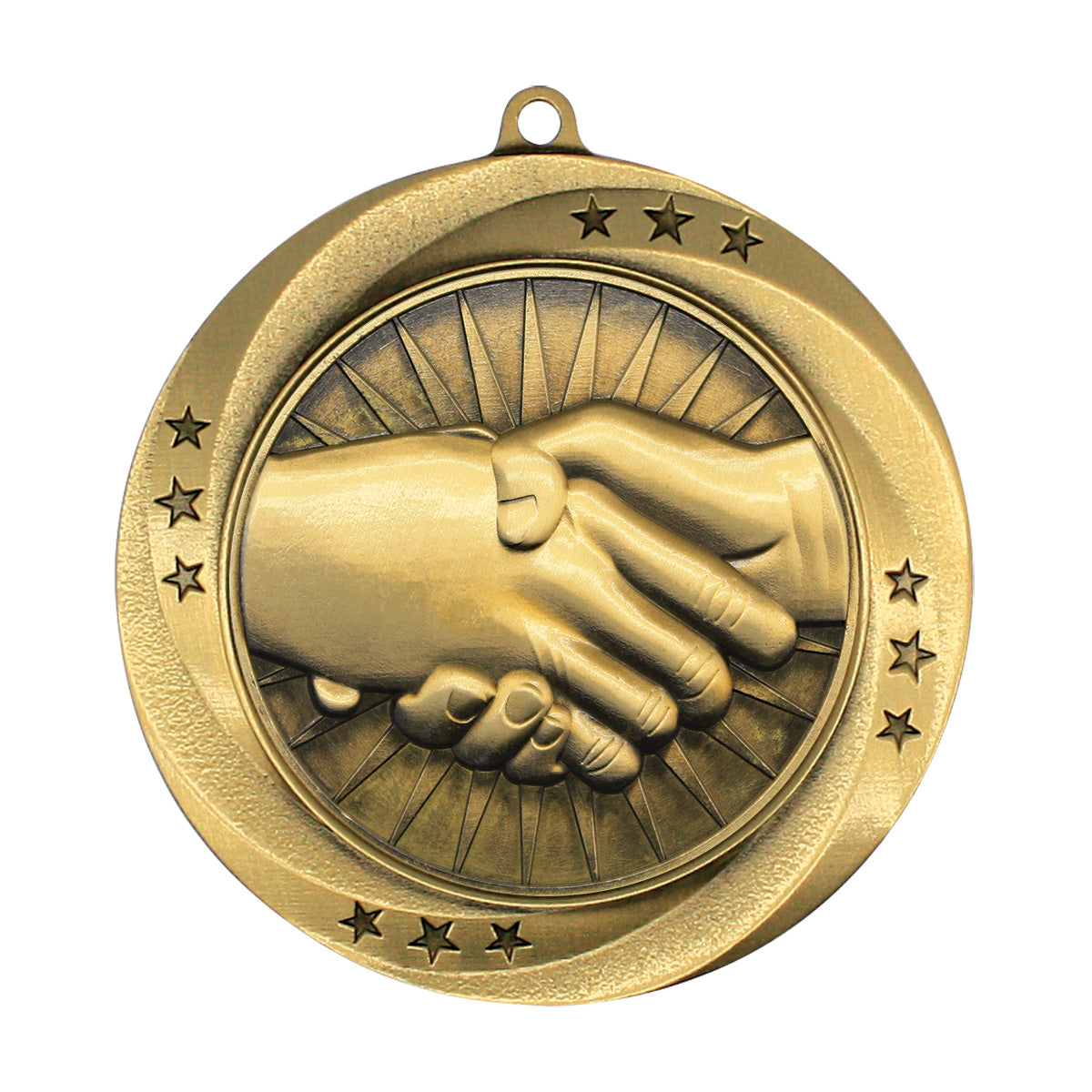 Matrix Series Handshake Medal, 2.75