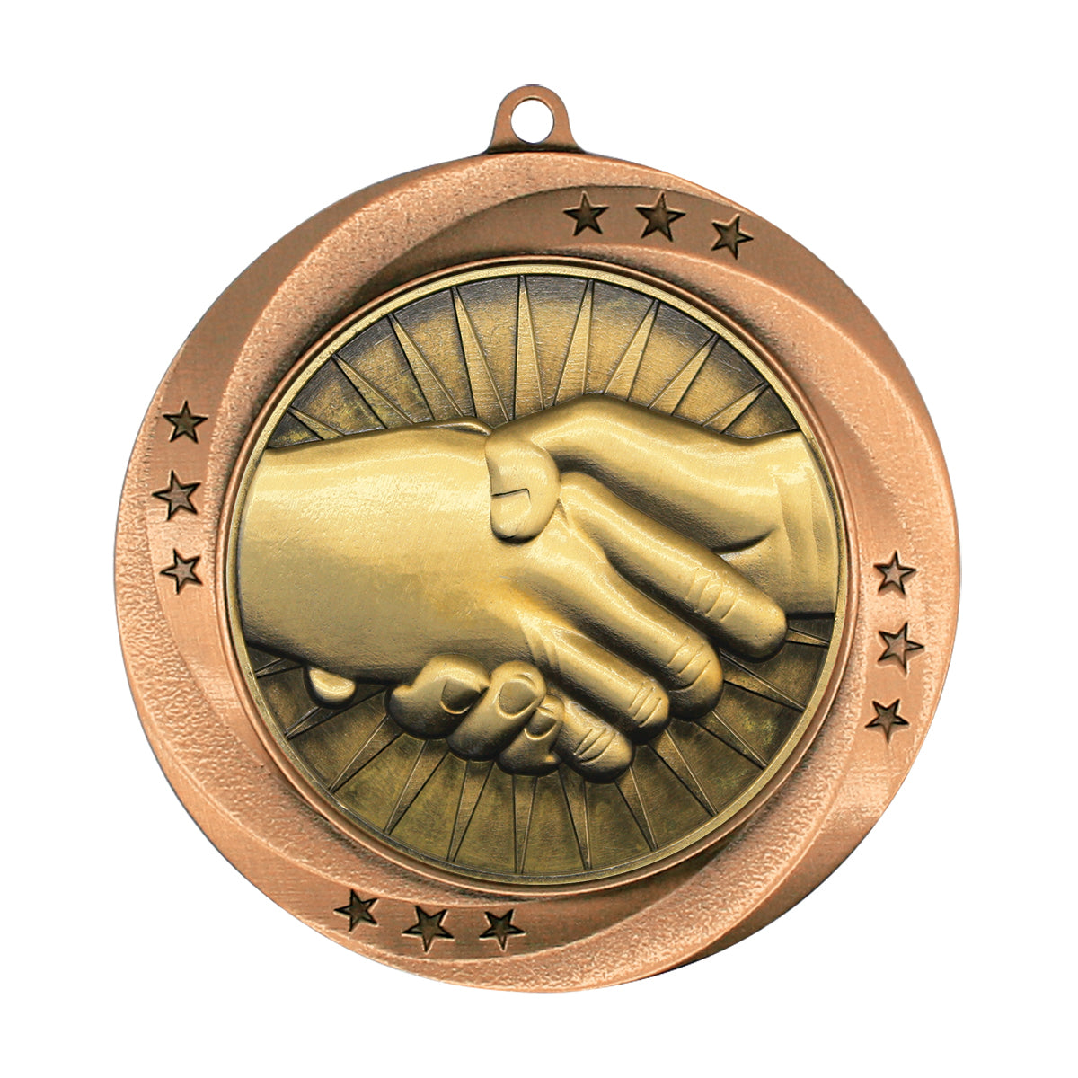 Matrix Series Handshake Medal, 2.75
