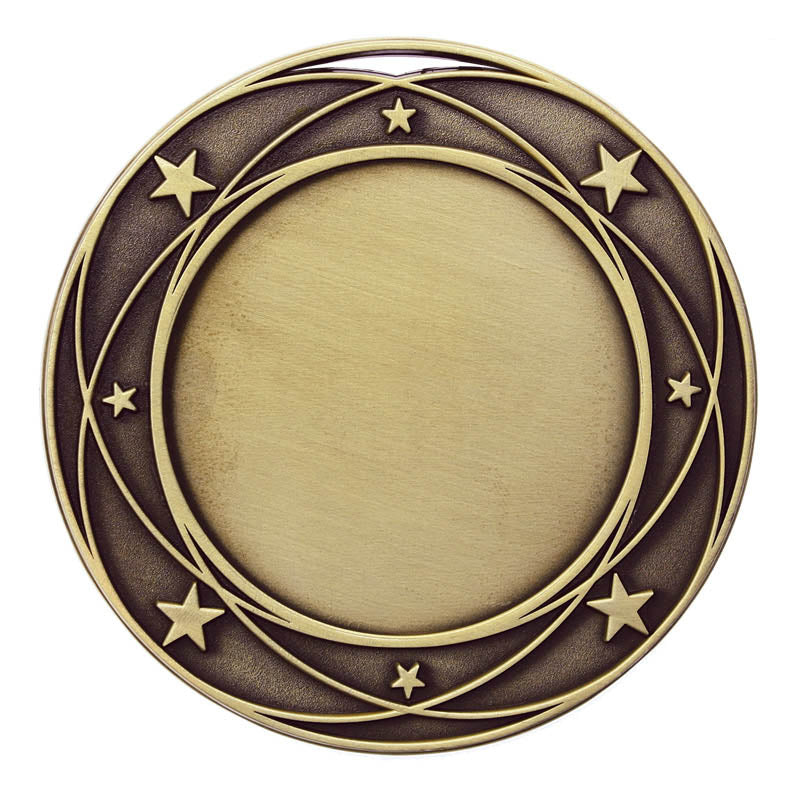 Elliptical Stars Insert Medal 3 Holds 2 Insert