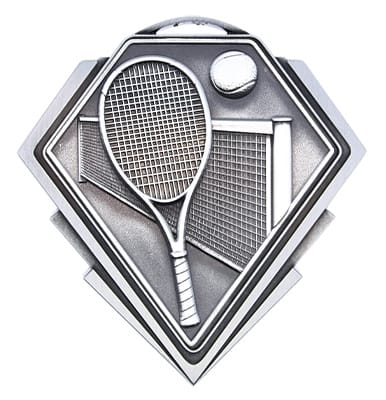 Diamond Series Tennis Medal – view 3